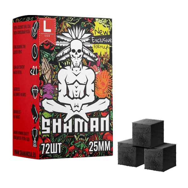 Кокосовый уголь Shaman 25мм в Якутске