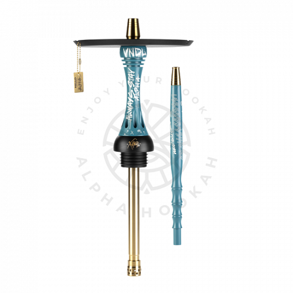 Кальян Alpha Hookah X VNDL Azure Синий (42 см) в Якутске