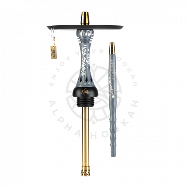 Кальян Alpha Hookah X VNDL Nardo Grey Серый (42 см) в Якутске