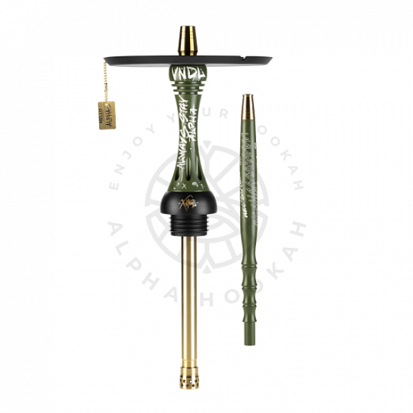 Кальян Alpha Hookah X VNDL Olive Зелёный (42 см) в Якутске