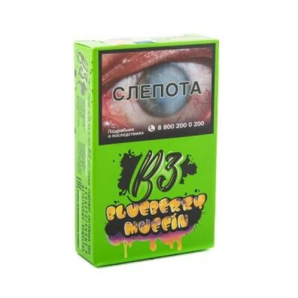 Табак B3 Blueberry Muffin (Черничный Маффин) 50 гр в Якутске