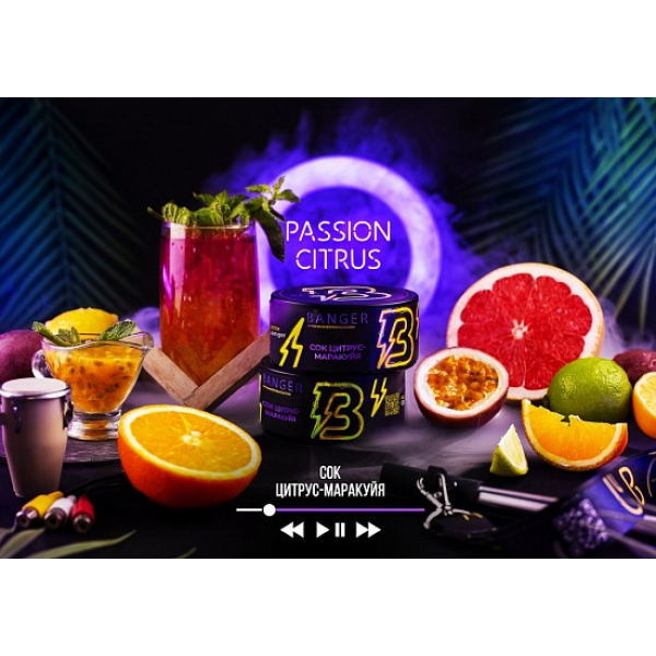 Табак Banger Passion Citrus 100 грамм в Якутске