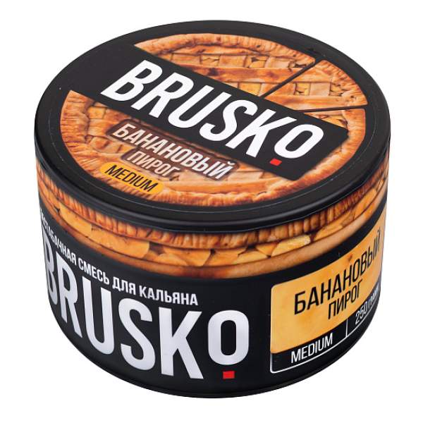 Смесь BRUSKO БАНАНОВЫЙ ПИРОГ (MEDIUM) 250 гр в Якутске