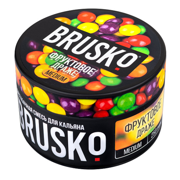 Смесь BRUSKO ФРУКТОВОЕ ДРАЖЕ (MEDIUM) 250 гр в Якутске