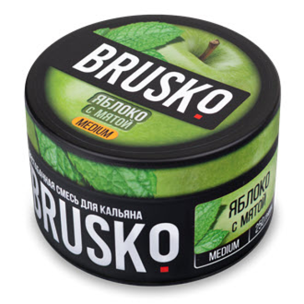 Смесь BRUSKO ЯБЛОКО С МЯТОЙ (MEDIUM) 250 гр в Якутске