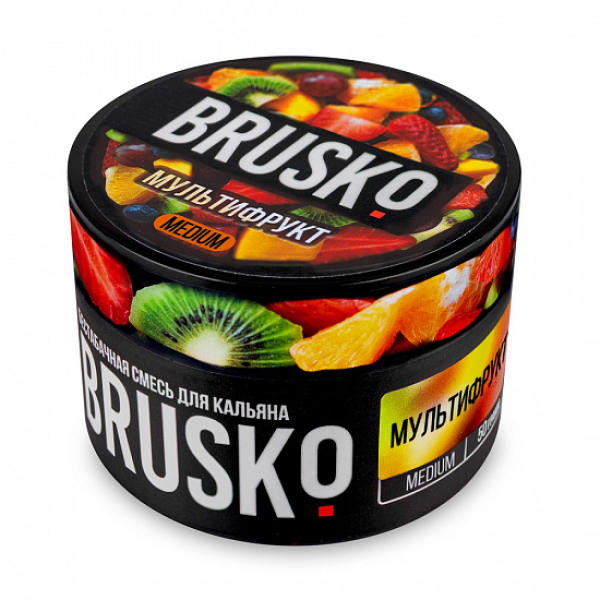 Смесь Brusko Medium Мультифрукт 50 грамм в Якутске