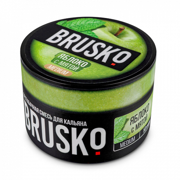 Смесь Brusko Medium Яблоко с мятой 50 грамм в Якутске