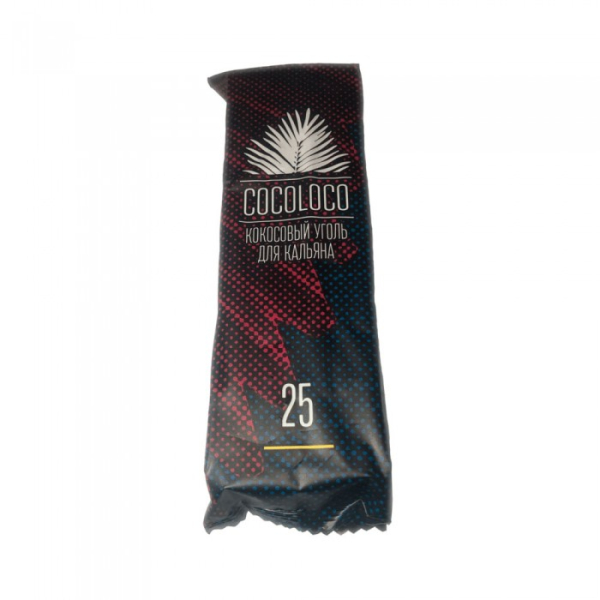 Кокосовый уголь Cocoloco 25мм - 12 шт. в Якутске