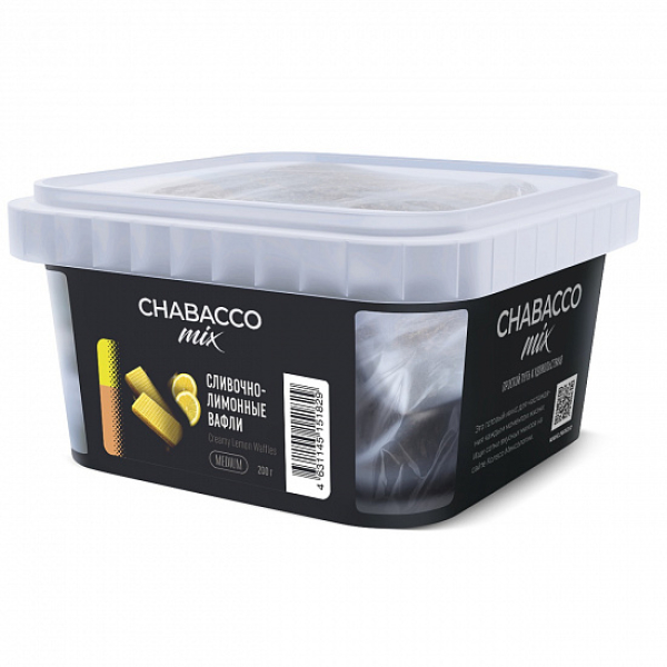Смесь Chabacco mix Creamy Lemon Waffles (Сливочно-лимонные вафли) 200 гр в Якутске
