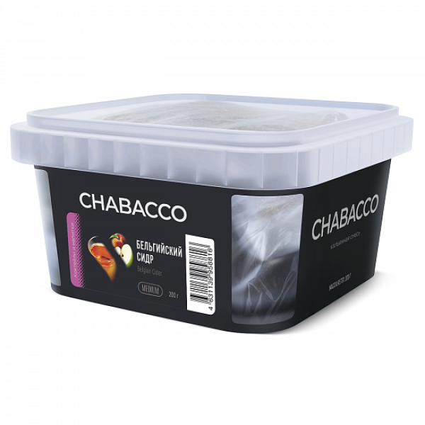 Смесь Chabacco Medium Belgian Cider (Бельгийский Сидр) 200 гр в Якутске