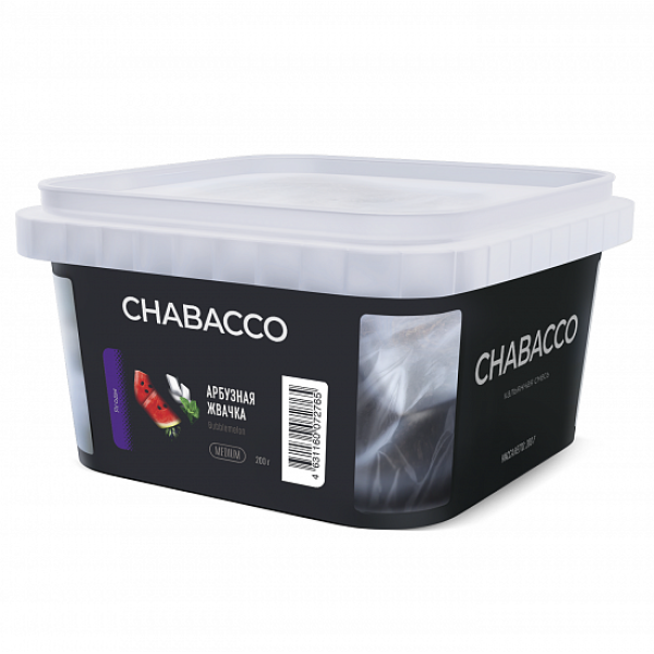Смесь Chabacco Medium Watermelon Gum (Арбузная Жвачка) 200 гр в Якутске