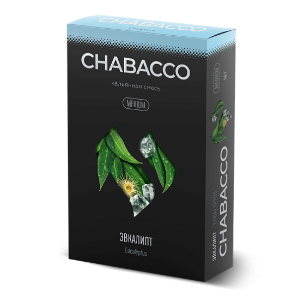 Смесь Chabacco Medium EUCALUPTUS (ЭВКАЛИПТ) 50 гр в Якутске
