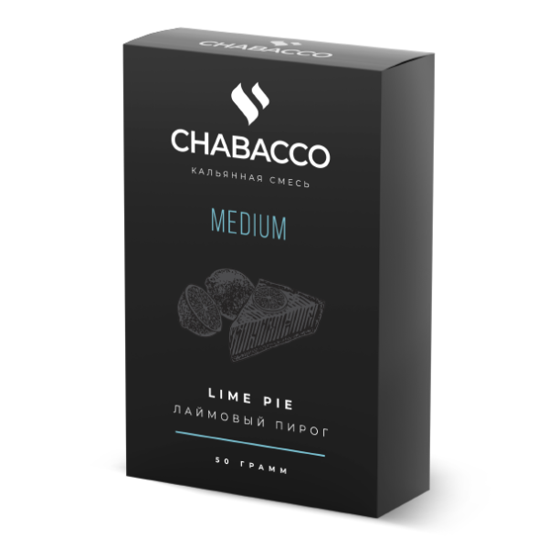 Смесь Chabacco Medium LIME PIE (ЛАЙМОВЫЙ ПИРОГ) 50 гр в Якутске