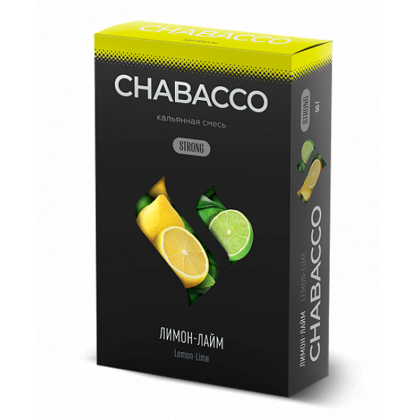 Смесь Chabacco Strong Lemon Lime 50 гр в Якутске