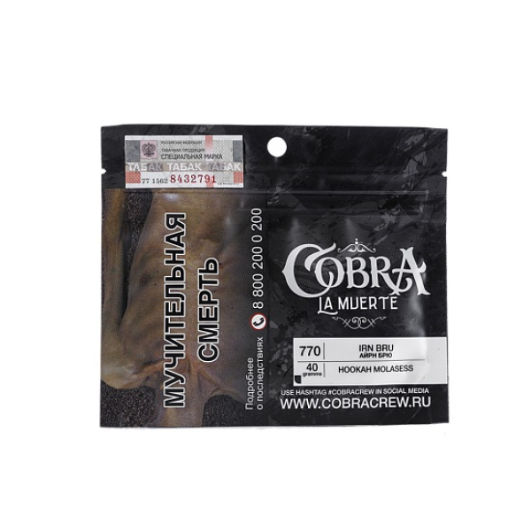 Табак Cobra La Muerte Irn Bru 40 гр в Якутске