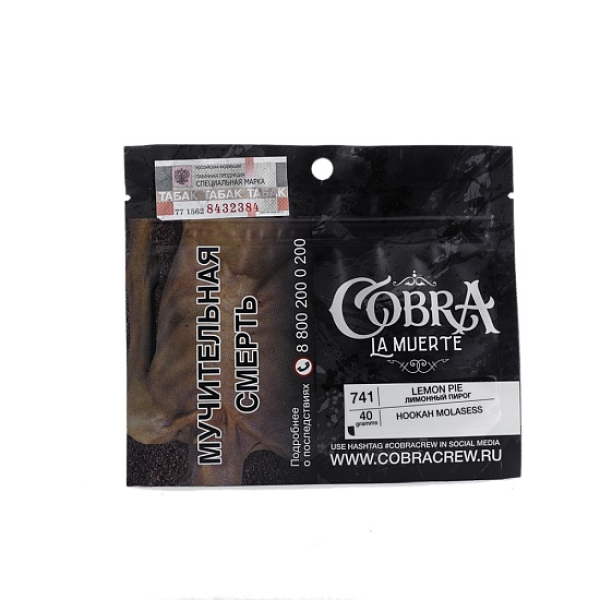 Табак Cobra La Muerte Lemon Pie 40 гр в Якутске