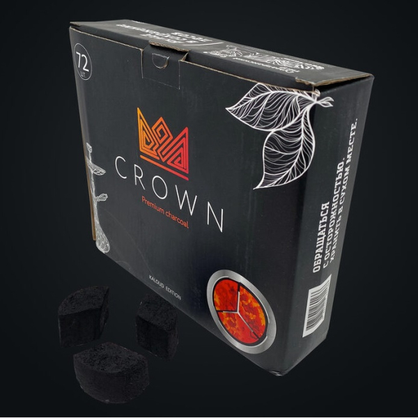 Уголь Crown KALOUD edition для кальяна (72 шт.) в Якутске