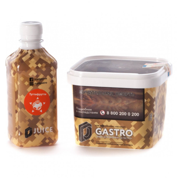Табак D-Gastro Тутти Фрутти 500 грамм в Якутске