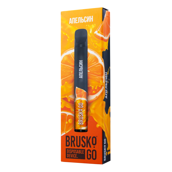 Одноразовая электронная сигарета Brusko Go Апельсин 800 затяжек в Якутске