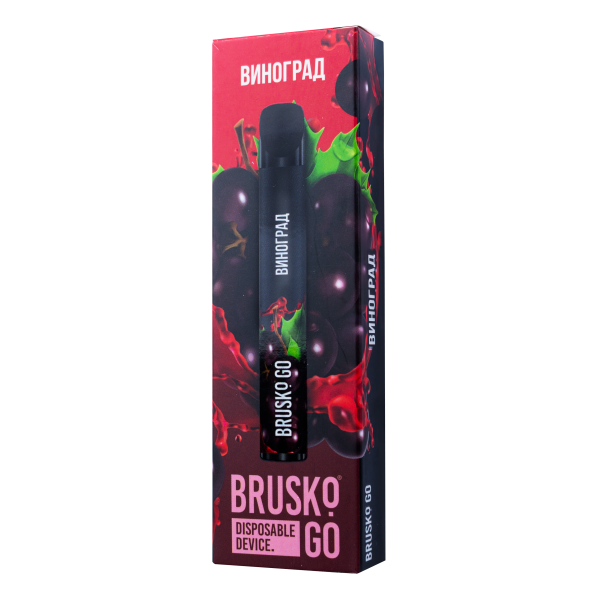 Одноразовая электронная сигарета Brusko Go Виноград 800 затяжек в Якутске