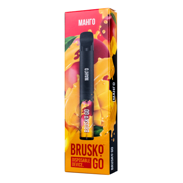 Одноразовая электронная сигарета Brusko Go Манго 800 затяжек в Якутске