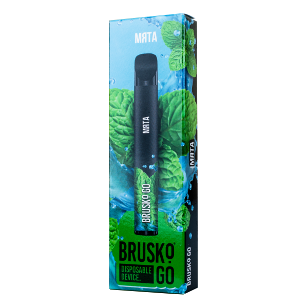 Одноразовая электронная сигарета Brusko Go Мята 800 затяжек в Якутске