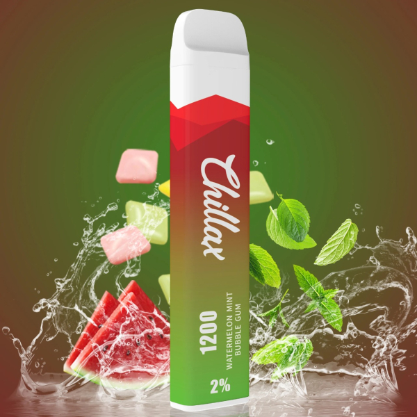 Chillax Watermelon Mint bubble gum (Арбуз Мятная жвачка), 1200 тяг в Якутске