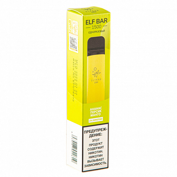 ELFBAR PINEAPPLE PEACH MANGO, 1500 тяг в Якутске
