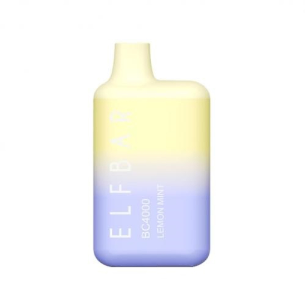 Elf Bar BC4000 Lemon Mint (Лимон с мятой), 4000 тяг в Якутске