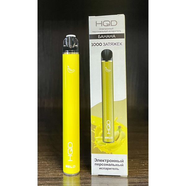 HQD melo banana (банан) 1000 затяжек в Якутске