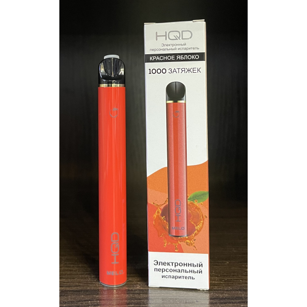 HQD melo red apple (красное яблоко) 1000 затяжек в Якутске