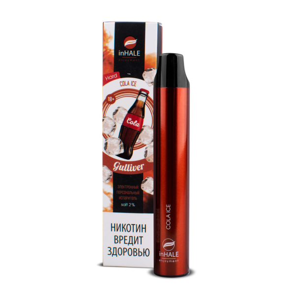 inHale Guliver Hard Cola Ice (Кола Со Льдом) 1500 затяжек в Якутске