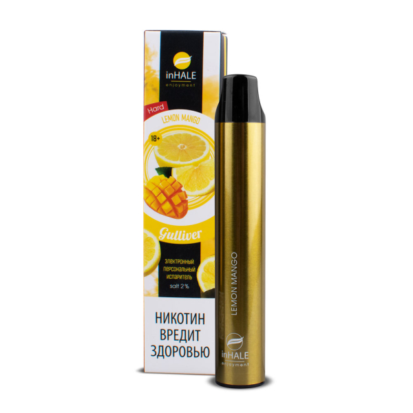 inHale Guliver Hard Lemon Mango (Лимон Манго) 1500 затяжек в Якутске