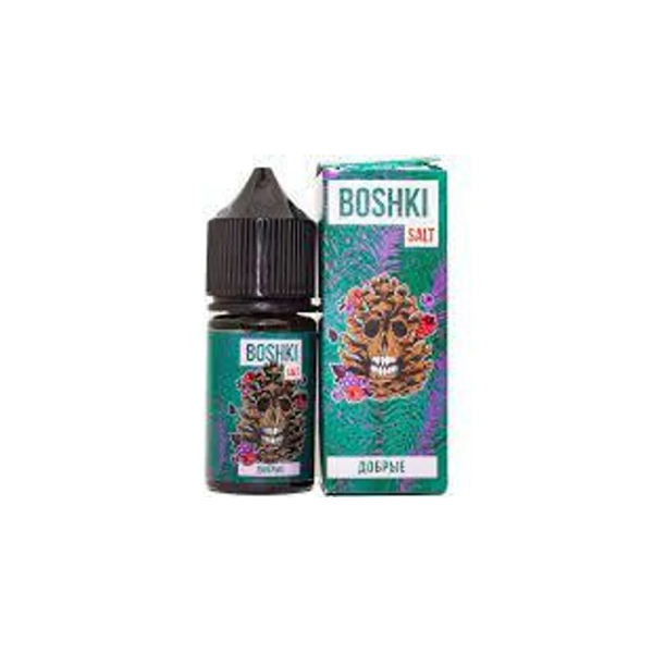 Жидкость BOSHKI Salt Добрые (Мороженное хвоя ягоды) (30 мл, 20 мг/мл) в Якутске