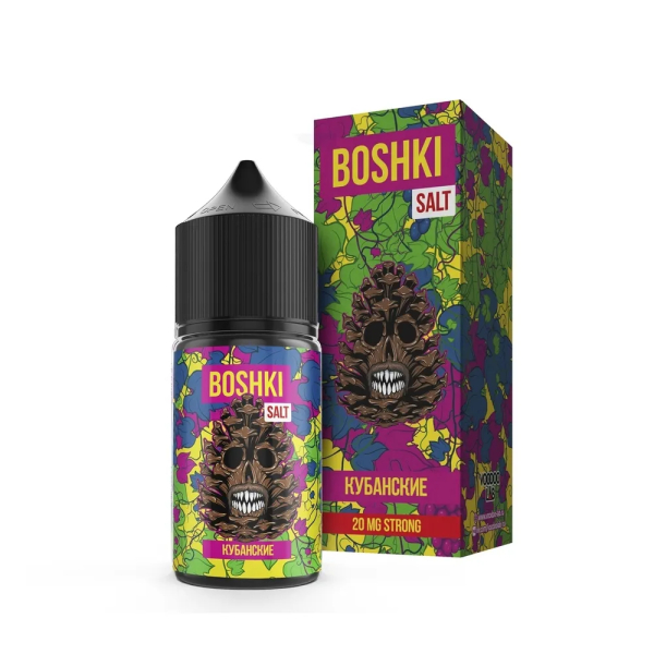 Жидкость BOSHKI Salt Кубанские (Виноград черника хвоя) (30 мл, 20 мг/мл) в Якутске