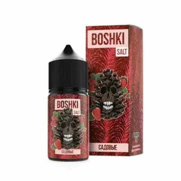 Жидкость BOSHKI Salt Садовые (клубника хвоя) (30 мл, 20 мг/мл) в Якутске
