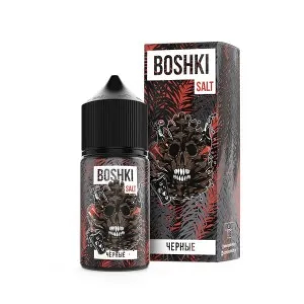 Жидкость BOSHKI Salt Черные (кола хвоя) (30 мл, 20 мг/мл) в Якутске