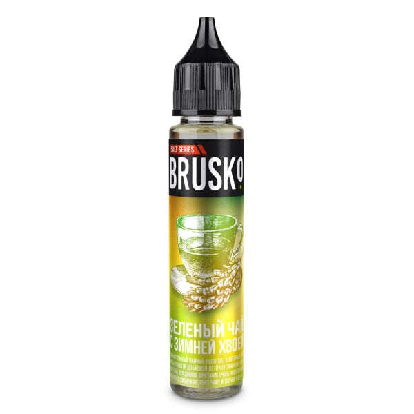 Жидкость Brusko Salt Зеленый Чай С Зимней Хвоей 30 мл в Якутске