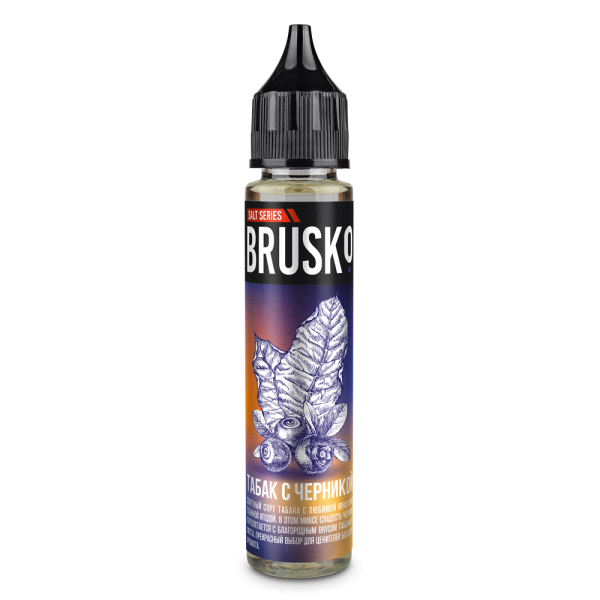 Жидкость Brusko Salt Табак С Черникой 30 мл в Якутске