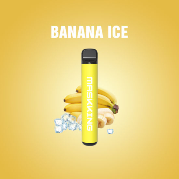 Одноразовая электронная сигарета Maskking High Pro Banana Ice (Ледяной Банан) 1000 затяжек в Якутске