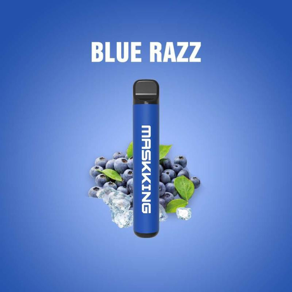 Одноразовая электронная сигарета Maskking High Pro Blue Razz (Черничный Рай) 1000 затяжек в Якутске
