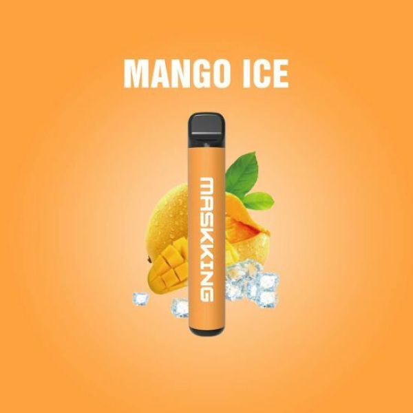 Одноразовая электронная сигарета Maskking High Pro Mango Ice (Манговый Лёд) 1000 затяжек в Якутске