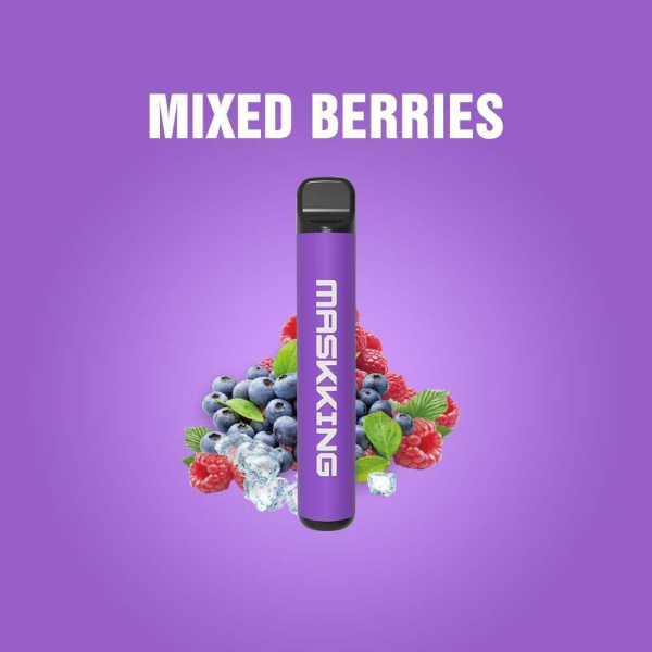 Одноразовая электронная сигарета Maskking High Pro Mixed Berries (Ягодный Рай) 1000 затяжек в Якутске