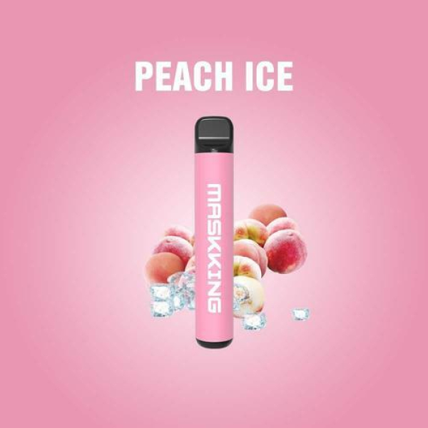 Одноразовая электронная сигарета Maskking High Pro Peach Ice (Персиковый Рай) 1000 затяжек в Якутске