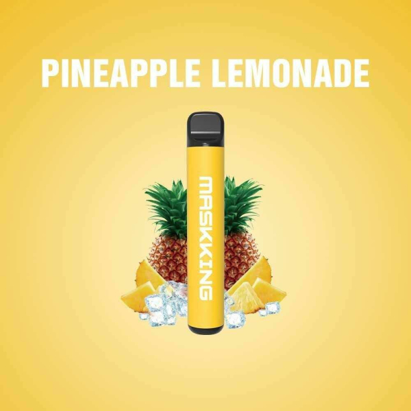 Одноразовая электронная сигарета Maskking High Pro Pineapple Lemonade (Ананасовый Лёд) 1000 затяжек в Якутске
