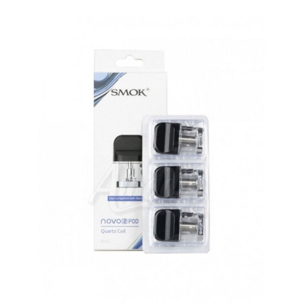 Упаковка картриджей NOVO 2 Quartz 1.4 ohm 2ml Coil Pod  by SMOK (в упаковке 3 шт) в Якутске