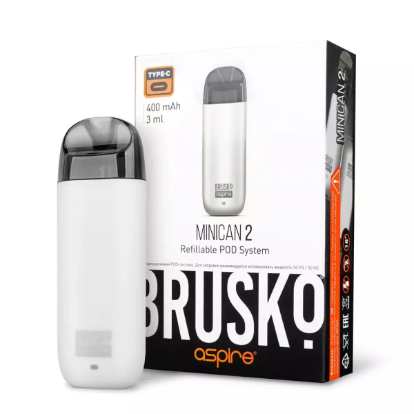 Brusko MINICAN 2 (400 мАч, Белый) в Якутске