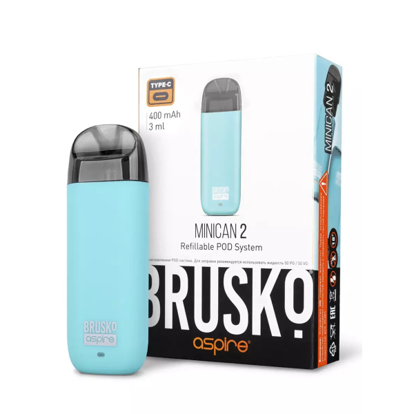 Brusko MINICAN 2 (400 мАч, Бирюзовый) в Якутске