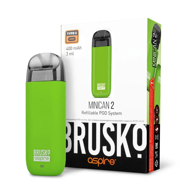 Brusko MINICAN 2 (400 мАч, Зеленый) в Якутске