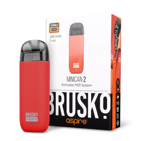 Brusko MINICAN 2 (400 мАч, Красный) в Якутске
